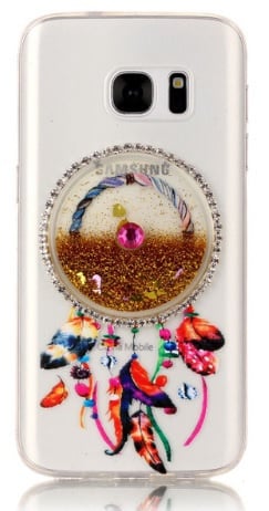Samsung Galaxy S7 Edge TPU glitterhoesje