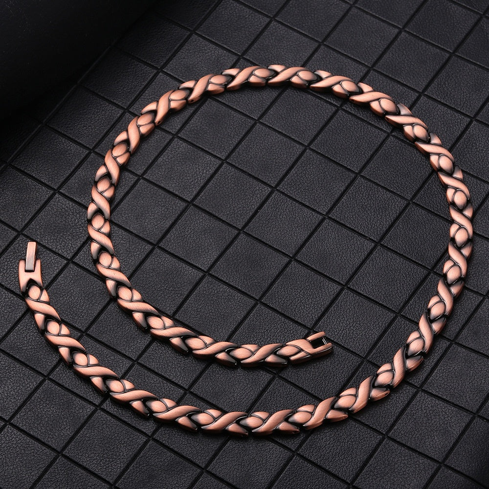 Gevlochten Vintage Koperen Ketting