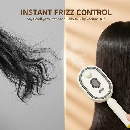 SilkHair™ elektrische massageborstel met sprayfunctie