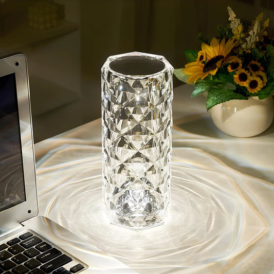 Lumio Baso Sparkling Crystal Touch tafellamp