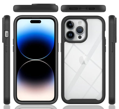 iPhone 14 Pro 360 Full Protect hoesje met screenprotector zwart