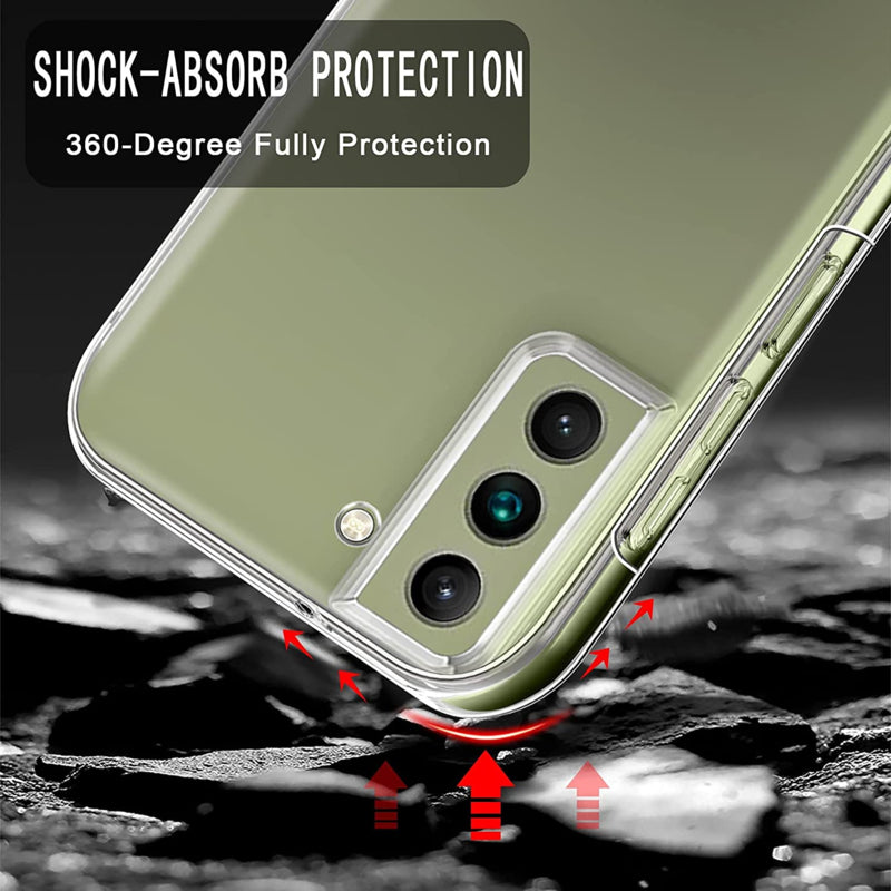 Galaxy S21 FE 360° Ultra Clear hybride telefoonhoesje