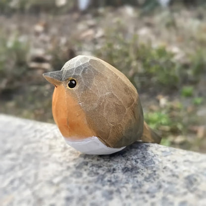WoodRobin houten vogelbeeldje