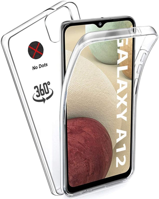 Galaxy A12 360° Ultra Clear Hybrid hoesje