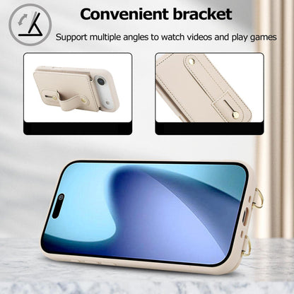 iPhone Air hoesje met pasjeshouder en draagkoord