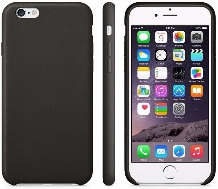 iPhone 6 Plus / 6S Plus Leren Back Cover Hoesje