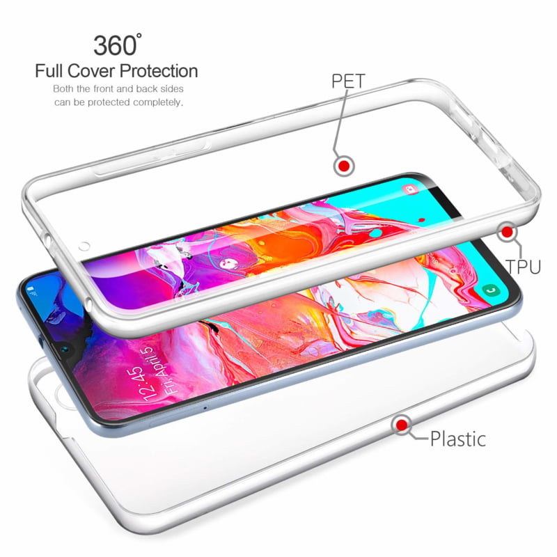 Galaxy A70 360° Ultra Clear Hybrid hoesje