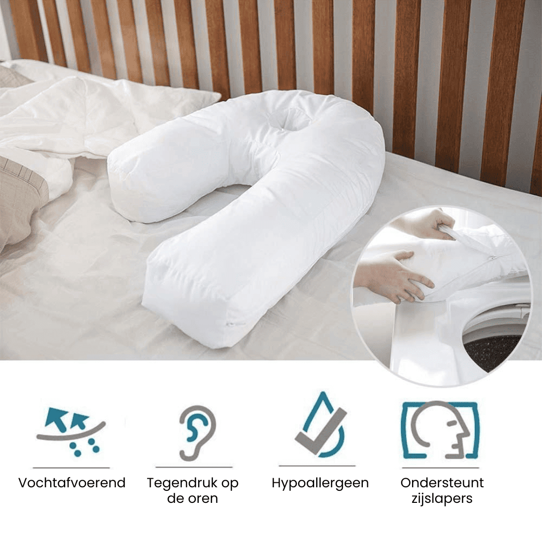 SleepWellness orthopedisch zijslaper kussen