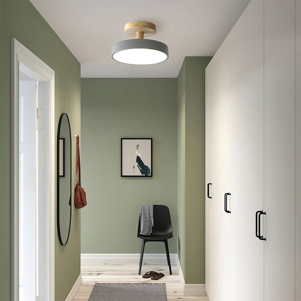 Scandinavische Houten Plafondlamp