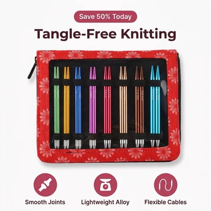 MaxStitch verwisselbare rondbreinaaldenset