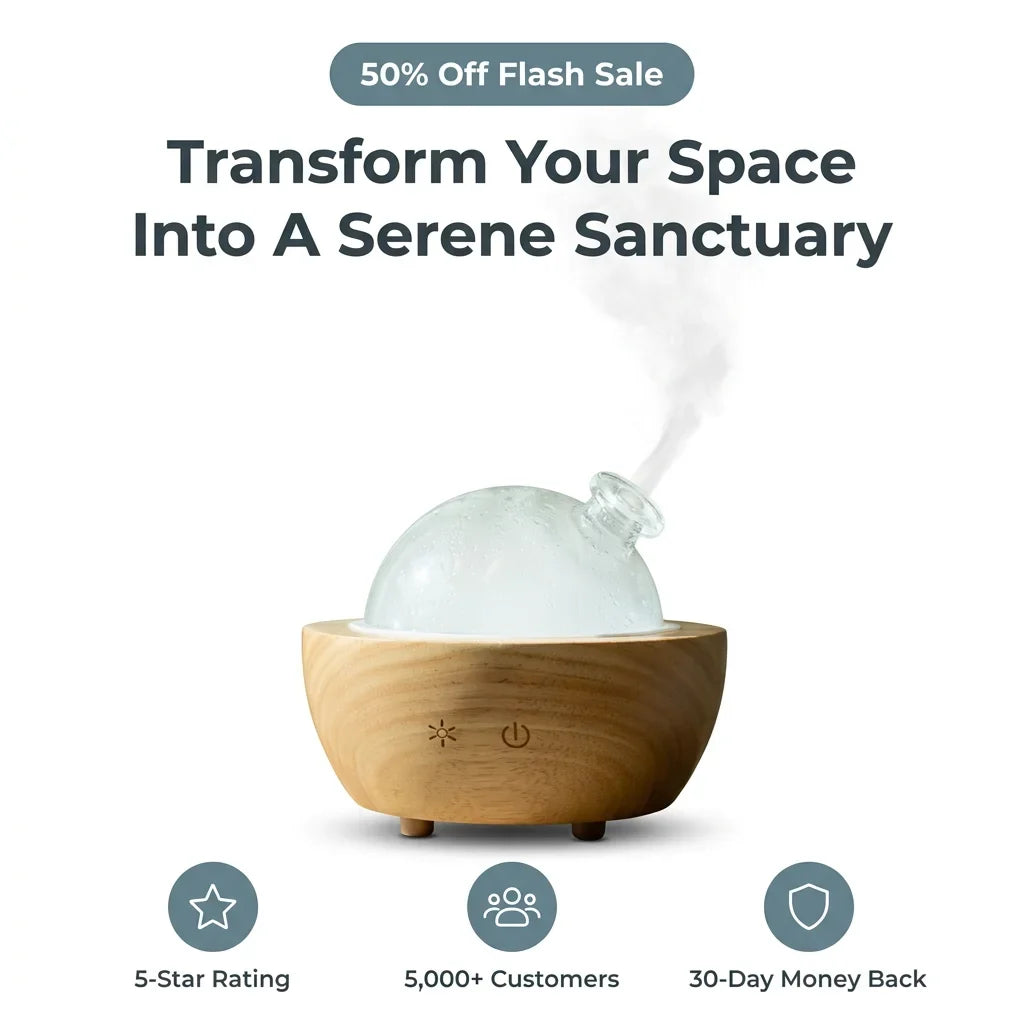 PureAroma glazen aroma diffuser