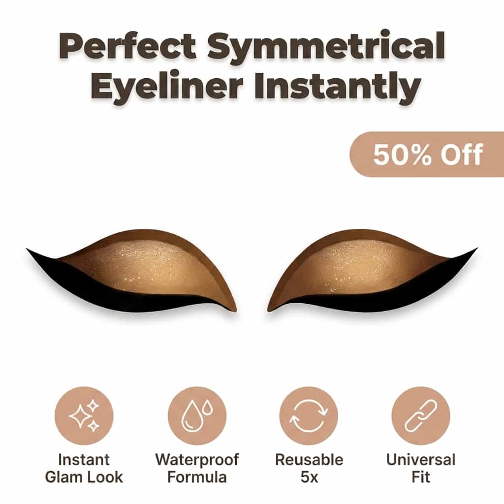 Herbruikbare Eyeliner Stickers