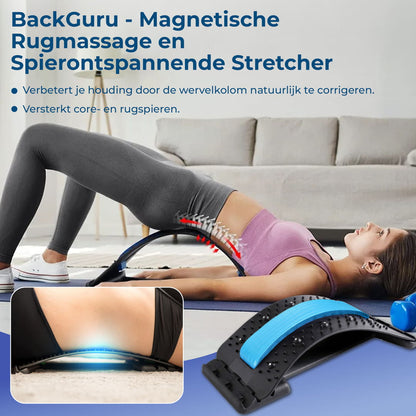 BackGuru magnetische rugmassage stretcher