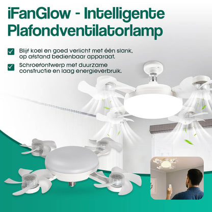 iFanGlow plafondventilatorlamp
