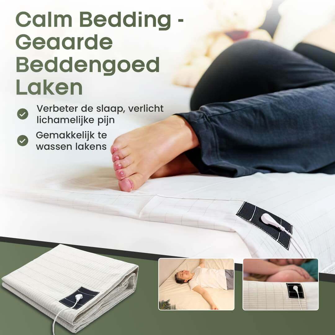 Calm Bedding geaard hoeslaken