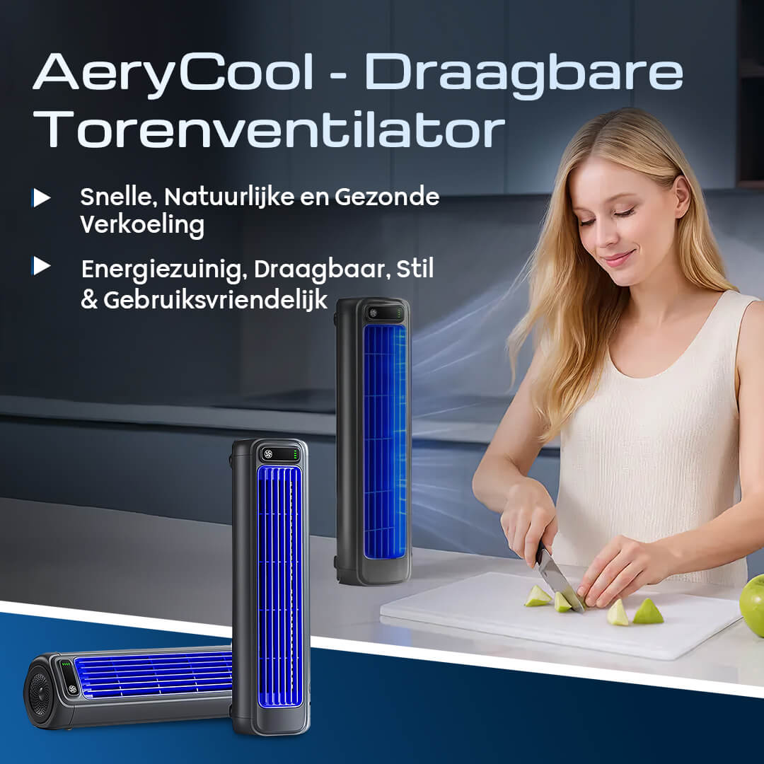 AeryCool draagbare torenventilator