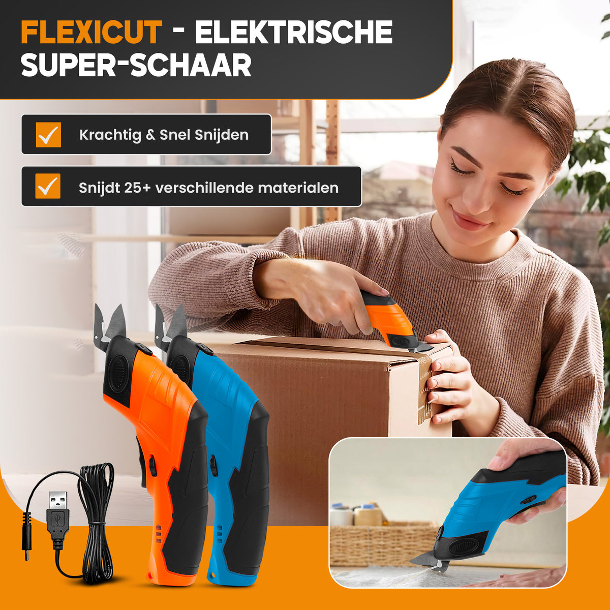FlexiCut elektrische super-schaar