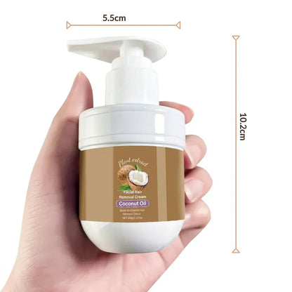 SilkySmooth plantaardige gezichtshaarverwijdering crème