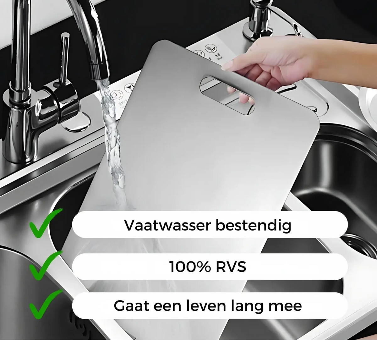 ChefGuard RVS snijplank