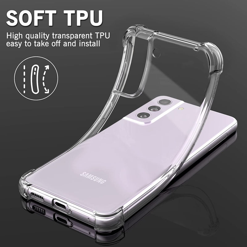 Galaxy S21 FE transparant soft TPU hoesje