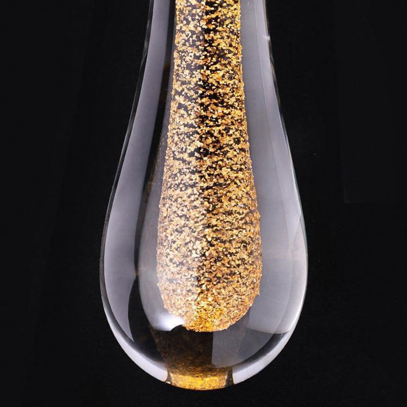 Scandinavische gouden LED hanglamp