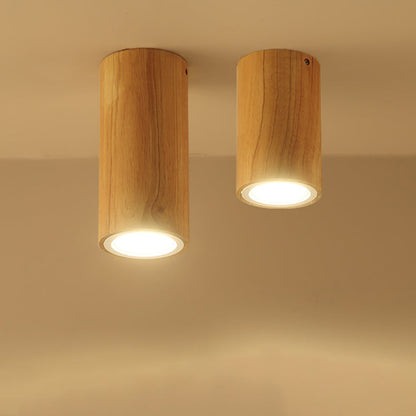 Lumio houten LED plafondlamp