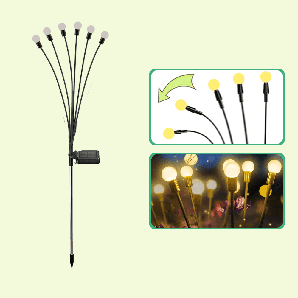 GlowGardens vuurvliegjes tuinverlichting op zonne-energie