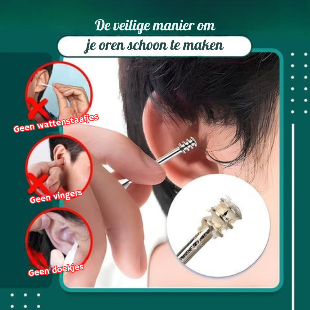 WaxOff herbruikbare oorreiniger