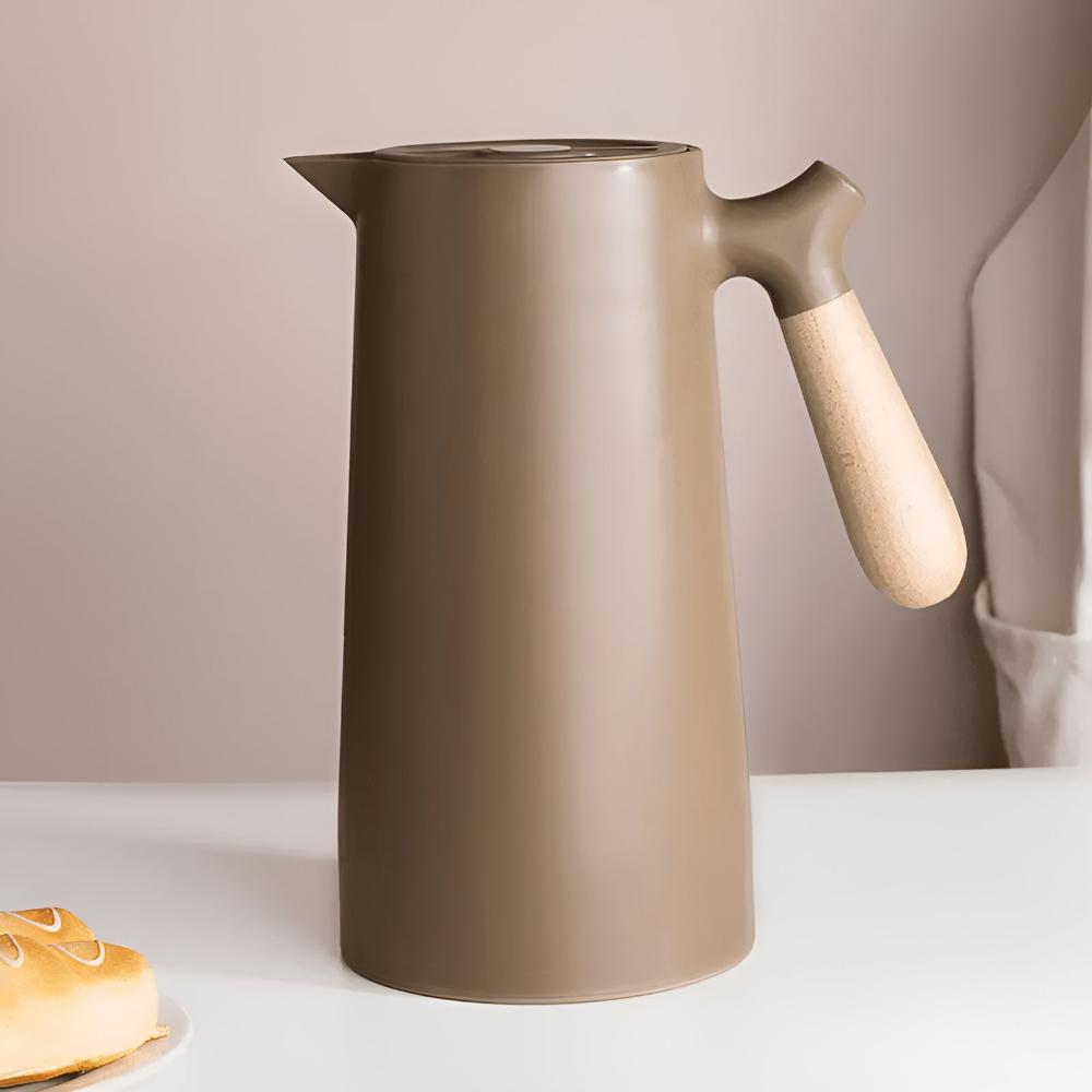Odior geïsoleerde karaf met houten handvat