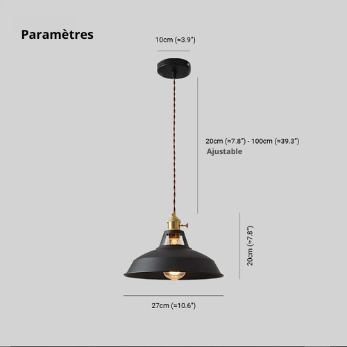Retro abstracte design hanglamp
