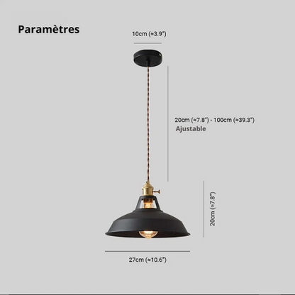 Retro abstracte design hanglamp