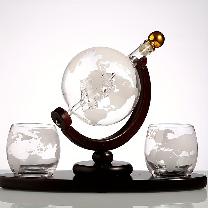 Globaris Whiskeyset globe karaf met glazen