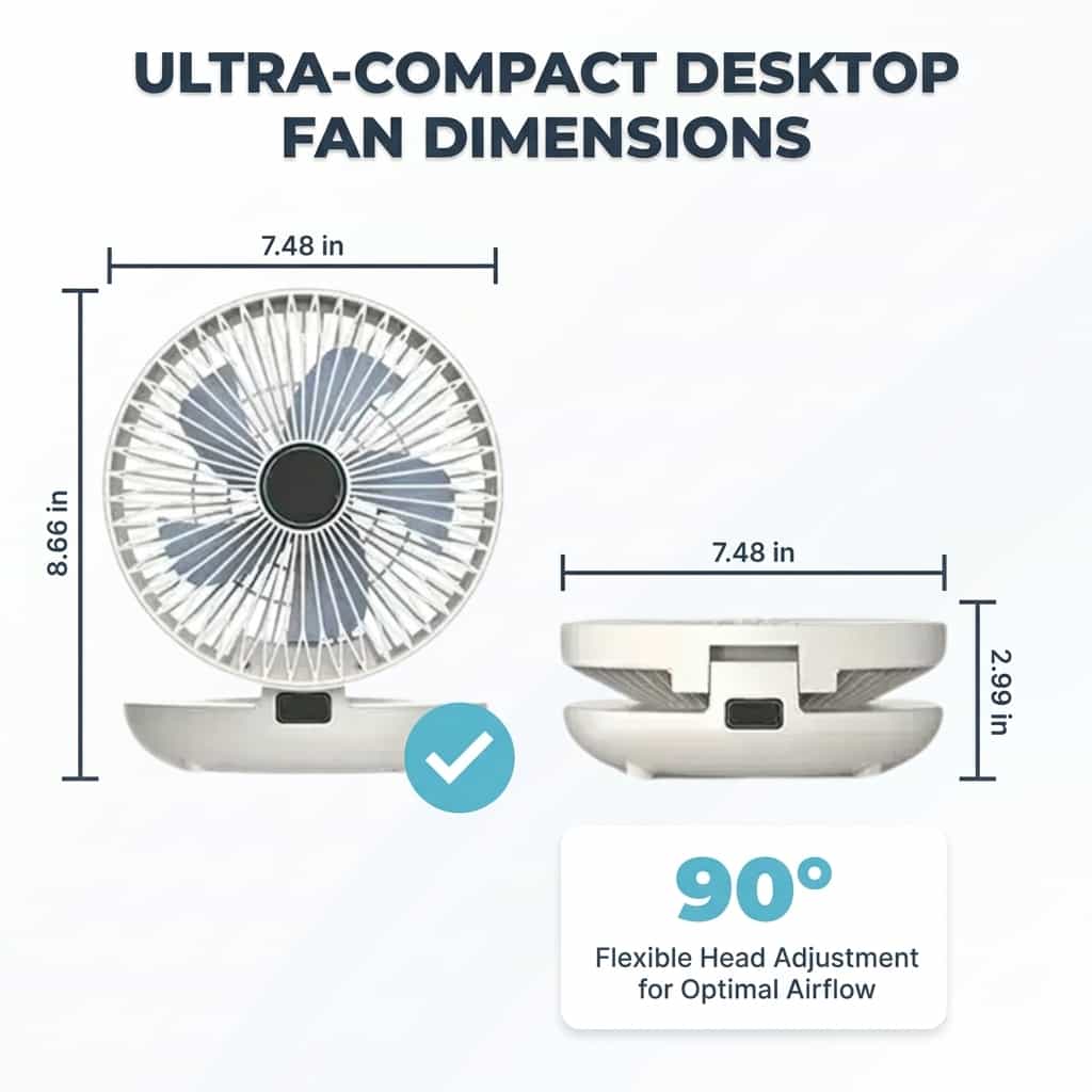 EasyBreeze draagbare ventilator