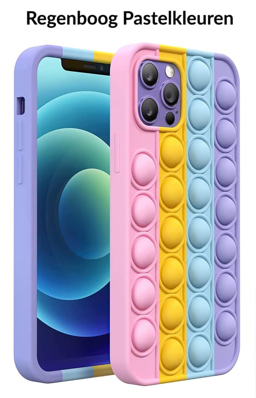 Pop It Fidget Toy TPU Hoesje voor iPhone 7 Plus / 8 Plus