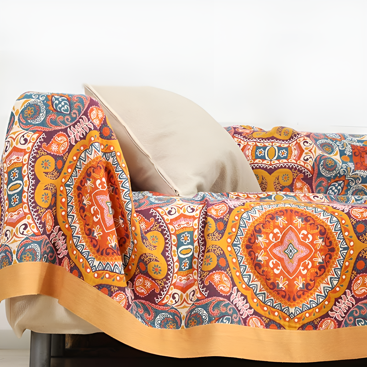 Verkoelende Zomerdeken Met Boho Patroon