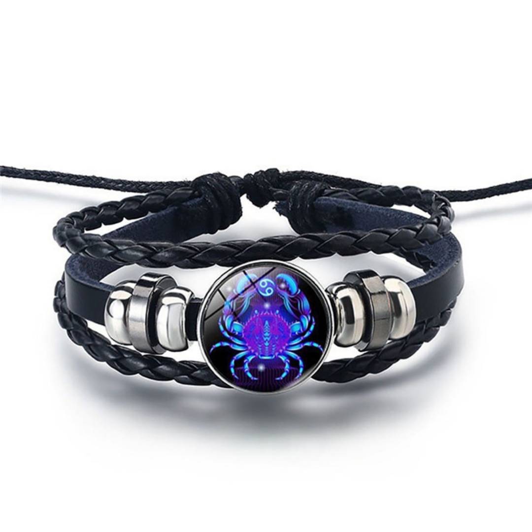 Hemels Harmonie leren sterrenbeeld armband