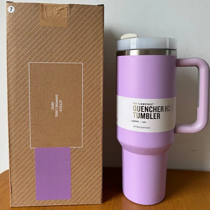 ThermoTumbler vacuüm geïsoleerde beker met handvat