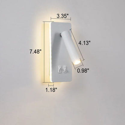 Lumio elegante ijzeren LED-wandlamp