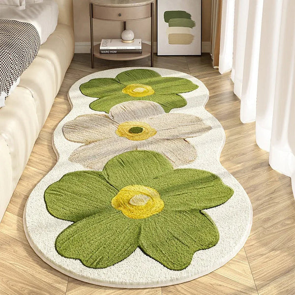 FloralRug zacht bloemen vloerkleed