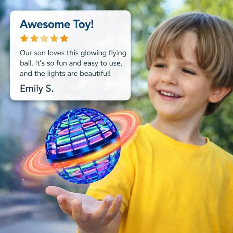 Lichtgevende Vliegende Boomerang Bal