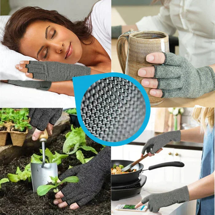ArthoGlove compressiehandschoenen met open vingertoppen