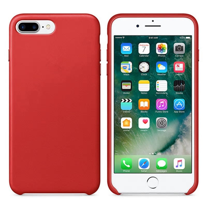 iPhone 7 Plus / 8 Plus Leren Back Cover Hoesje