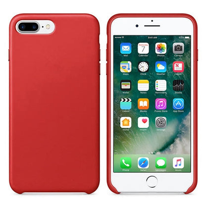 iPhone 7 Plus / 8 Plus Leren Back Cover Hoesje