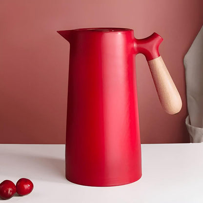 Odior geïsoleerde karaf met houten handvat