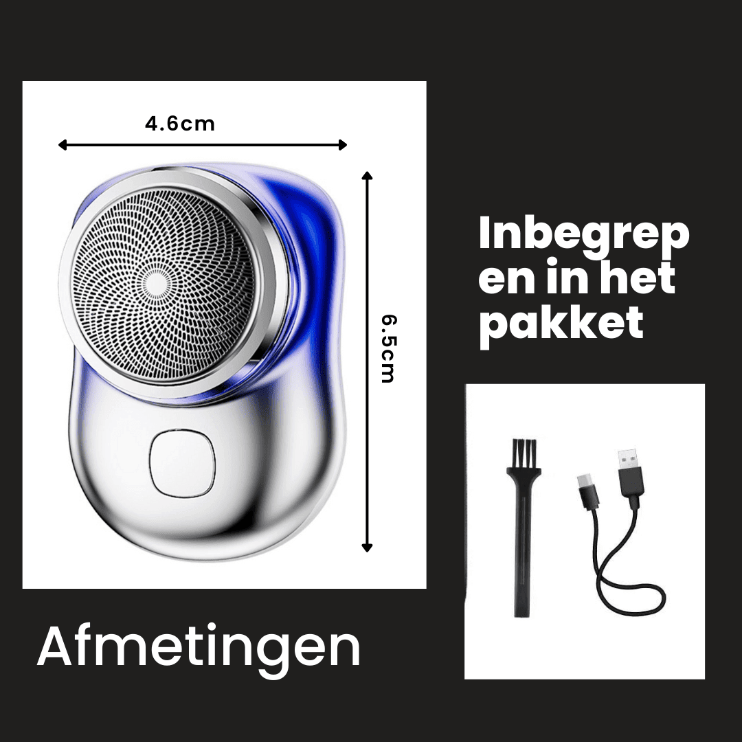 ExoMax draagbaar elektrisch scheerapparaat