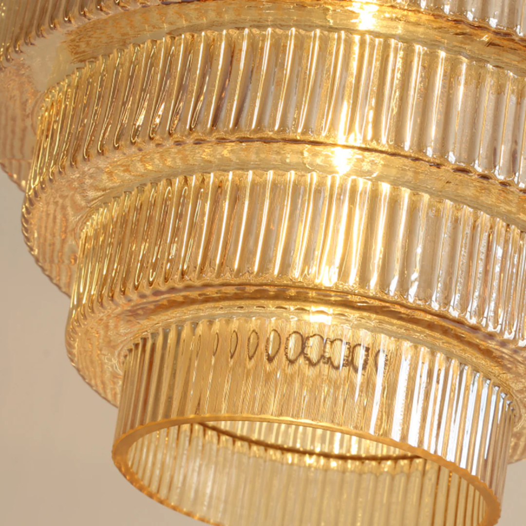 SMD Living golvende glazen hanglamp