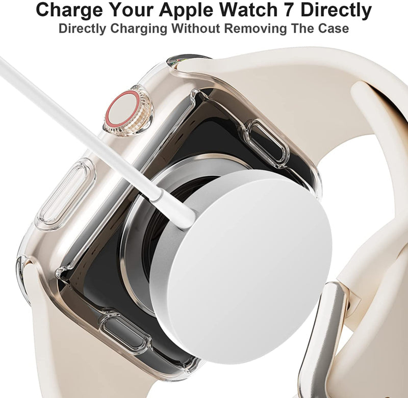 Apple Watch 7/8/9 transparant TPU hoesje
