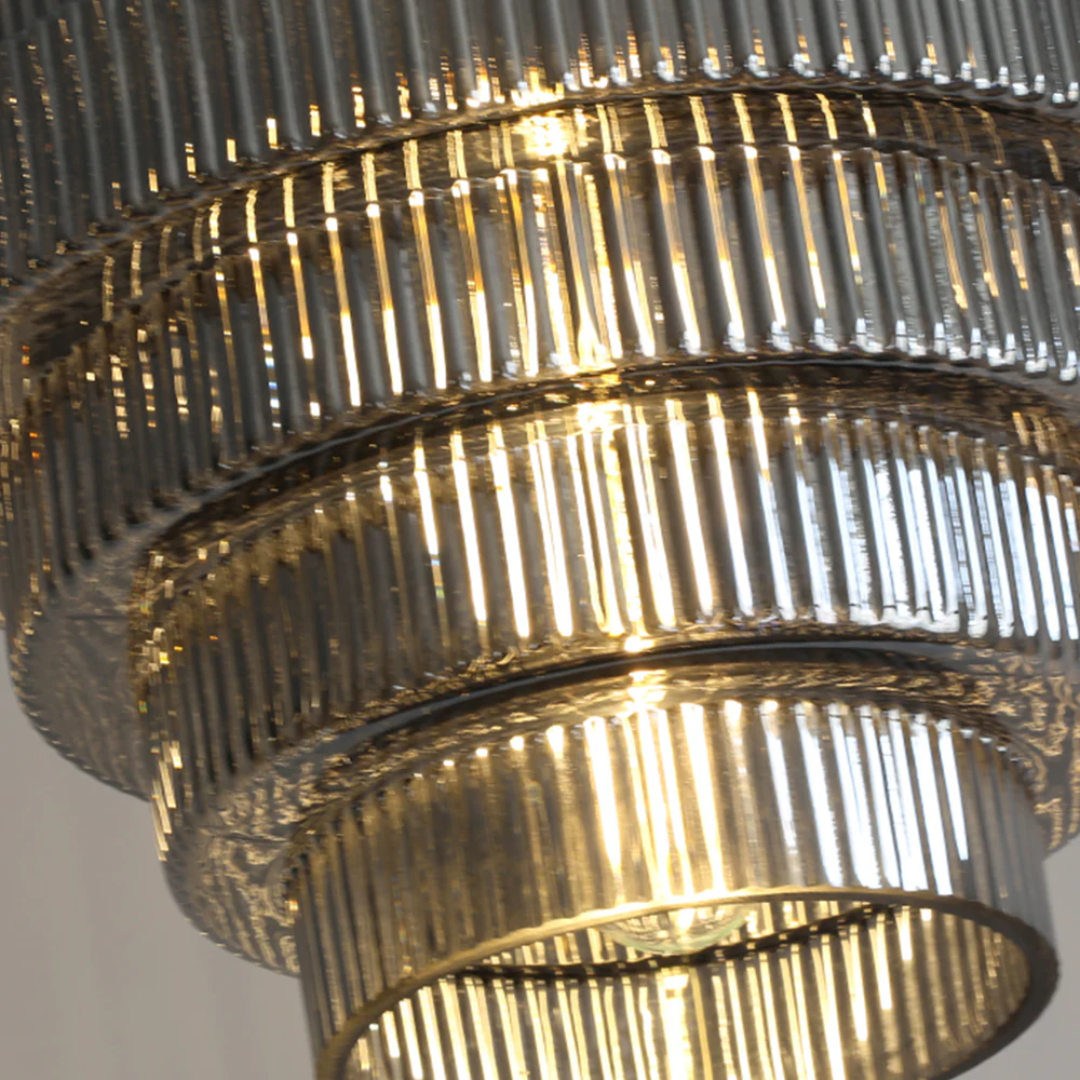 SMD Living golvende glazen hanglamp