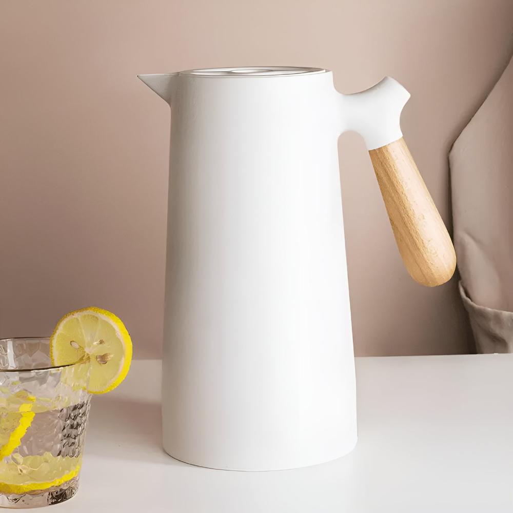 Odior geïsoleerde karaf met houten handvat
