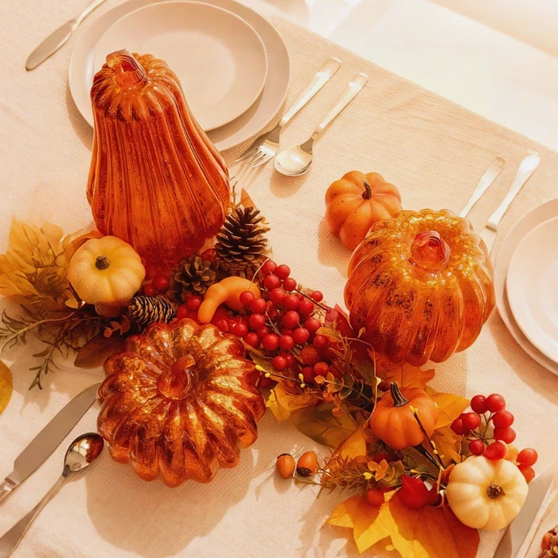 Lumio handgeblazen glazen herfstverlichting